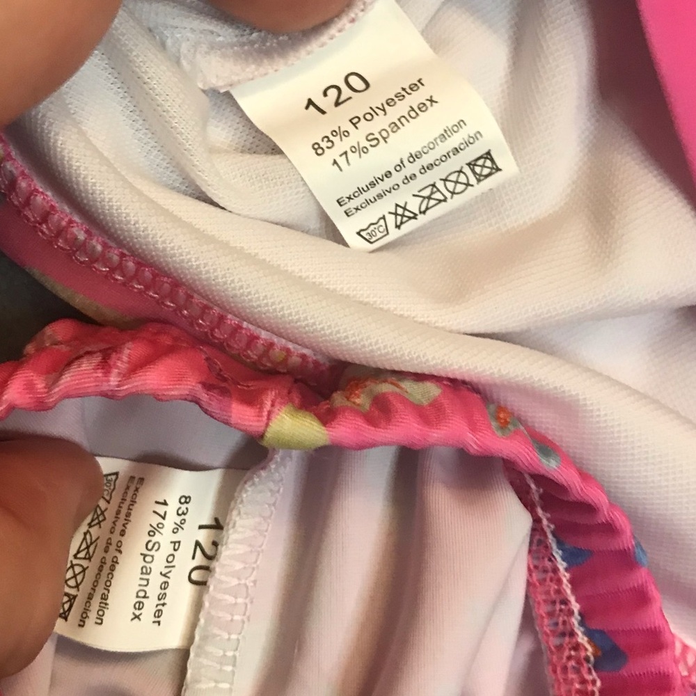NWT Girls Heart Printed Bikini - Picture 9 of 9